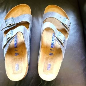 Birkenstock man sandals Arisona color gray  size 4